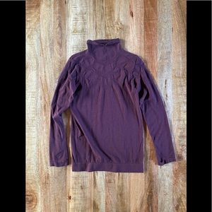 Athleta Rouged Mock Turtleneck